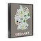 Stupell Industries Kid's Map of Germany Framed Giclee, design by Carla Daly